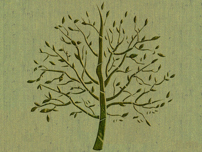 DFA Stencil Tree with Leaves: Add natural harmony and comfort to your home 0.3-1 mm (P00171)