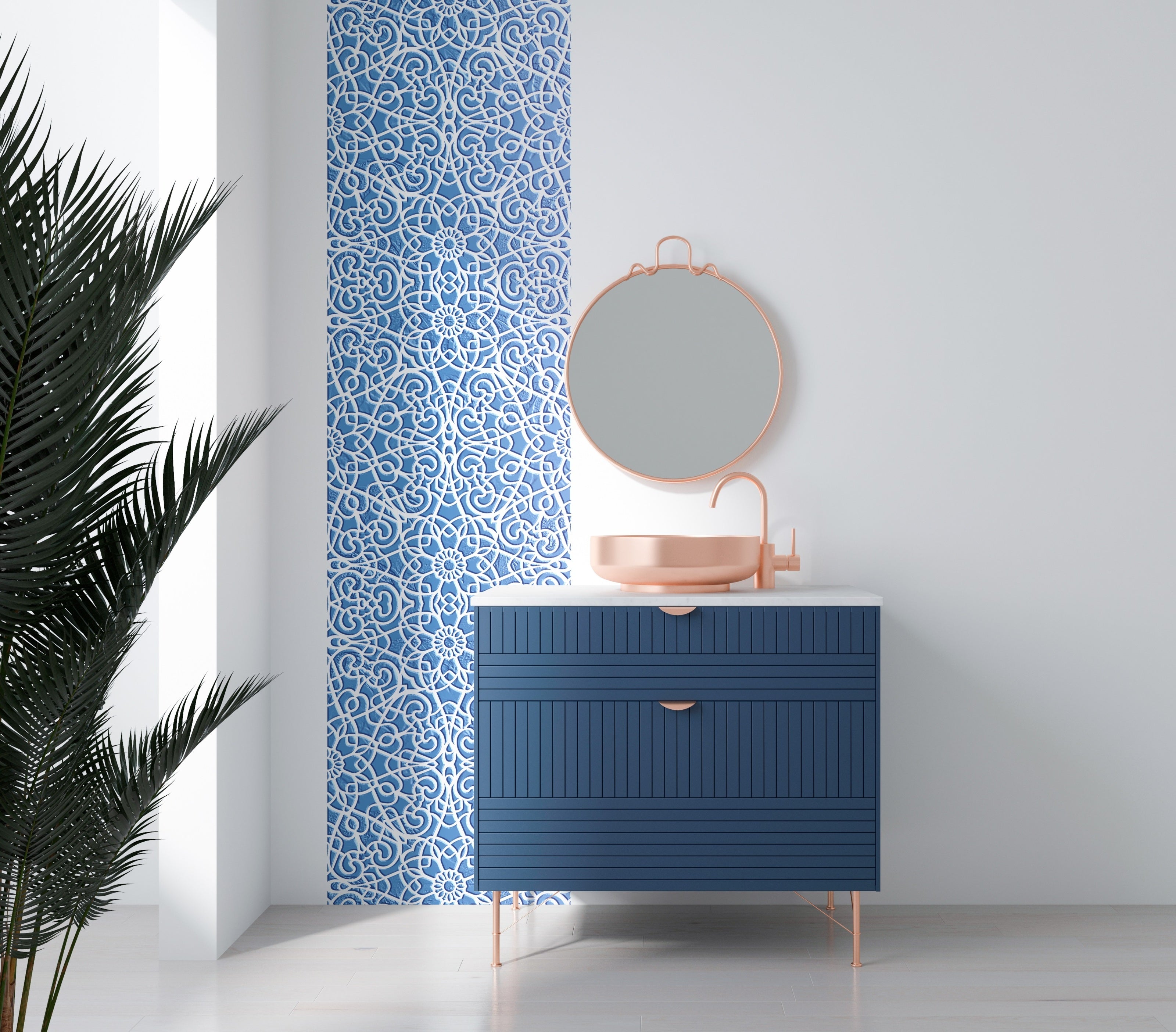Stencil DFA Geometric patterns - modern interior design 0.3-1 mm (G00154)