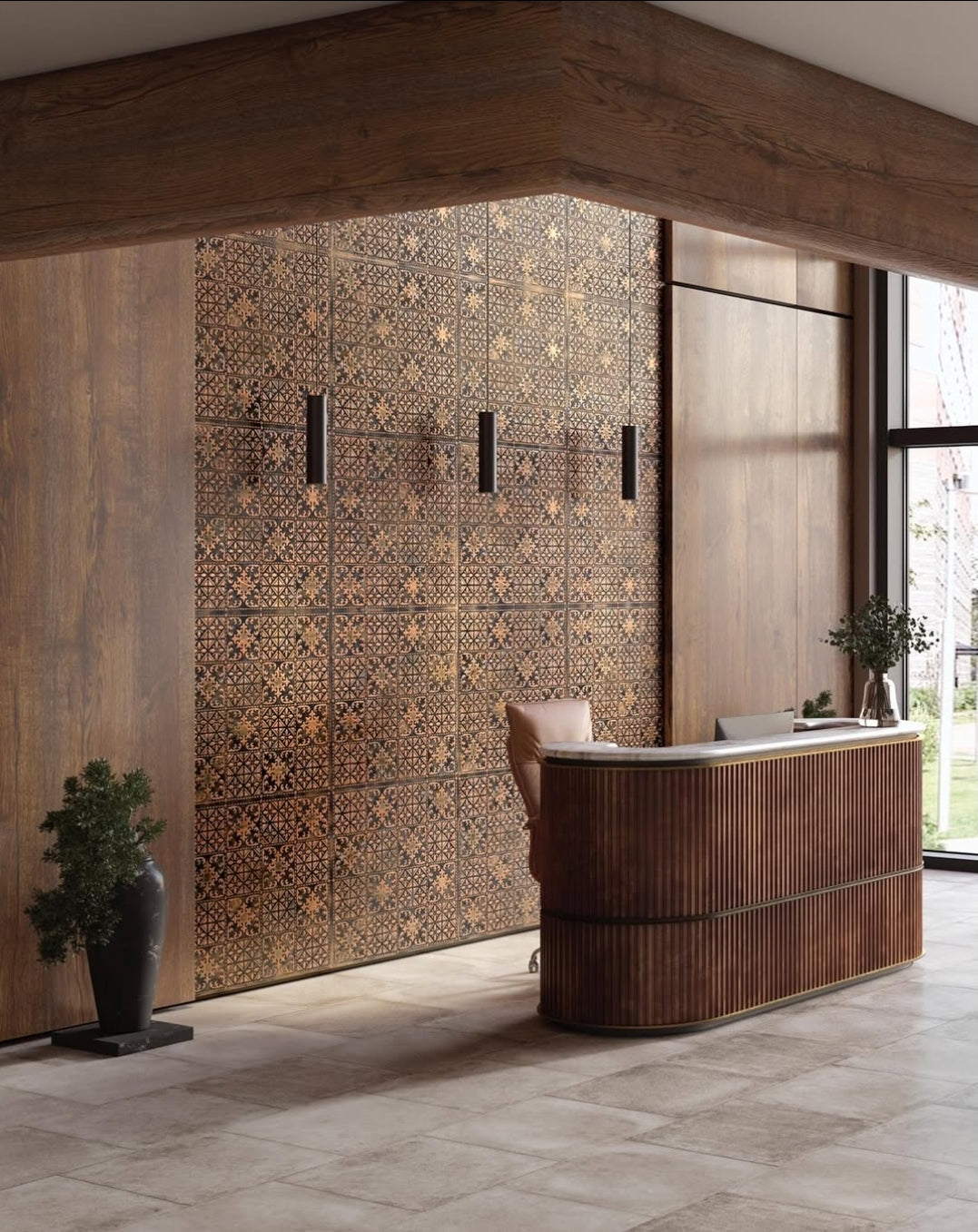 DFA stencil: Elegant square pattern for modern design 0.3-1 mm (K00122)