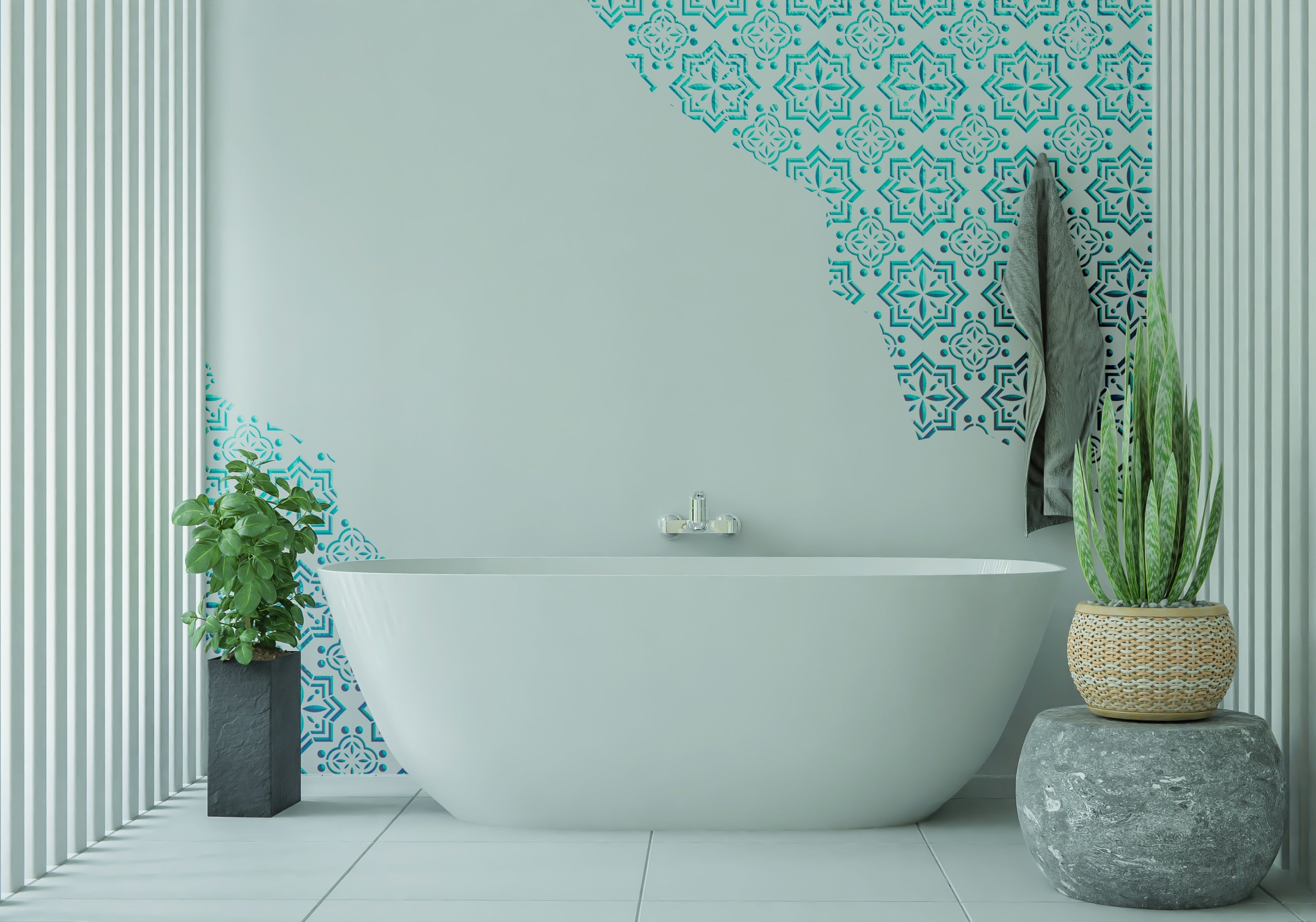 Stencil DFA Square pattern - the perfect choice for interior decoration 0.3-1 mm (K00121)