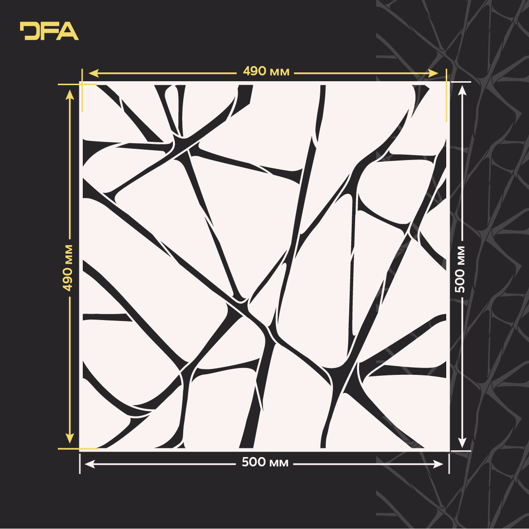 Stencil DFA Loft: Modern geometric decor 0.3-1 mm (L00045)