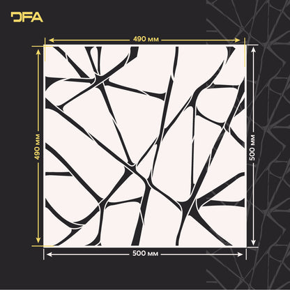 Stencil DFA Loft: Modern geometric decor 0.3-1 mm (L00045)