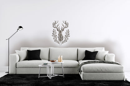 DFA Deer Stencil – trendy wall decor in a natural style 0.3-1 mm (J00072)