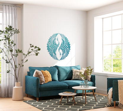 Stencil DFA Birds: Enliven your home with the beauty of nature 0.3-1 mm (J00058)