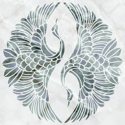 Stencil DFA Birds: Enliven your home with the beauty of nature 0.3-1 mm (J00058)