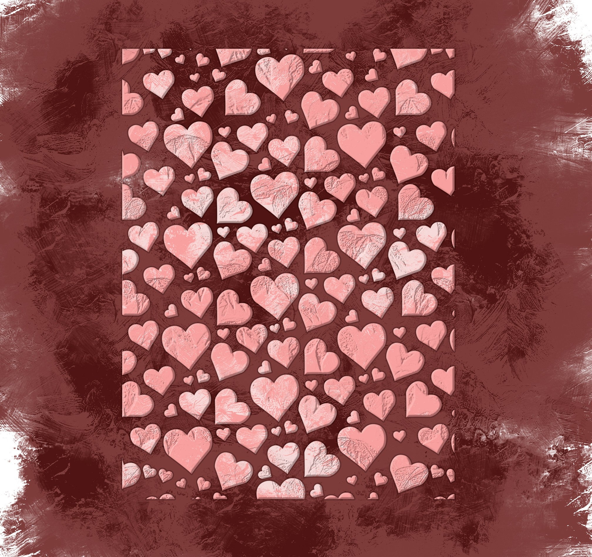 DFA Hearts Stencil – Bright and Cute Drawings for Children's Rooms 0.3-1 mm (E00089)
