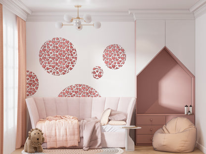 DFA Hearts Stencil – Bright and Cute Drawings for Children's Rooms 0.3-1 mm (E00089)