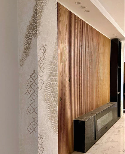DFA Oriental pattern - decorative stencil for interior with character 0.3-1 mm (V00002)