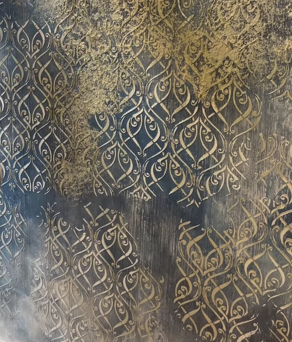 Stencil DFA Oriental pattern - create an interior in an oriental style! 0.3-1 mm (V00075)