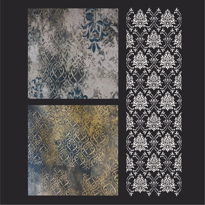 Stencil DFA Oriental pattern - create an interior in an oriental style! 0.3-1 mm (V00075)