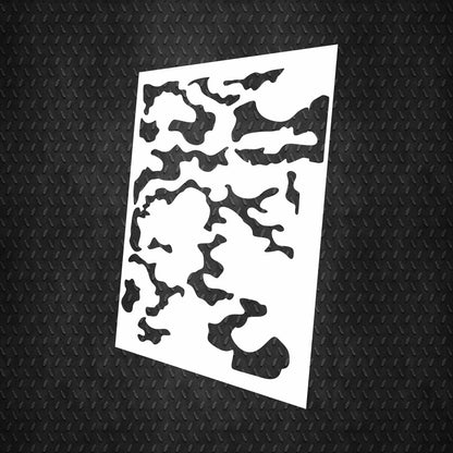 Stencil DFA Camouflage 6 stencil for putty and paint 0.3-1mm (X00069)