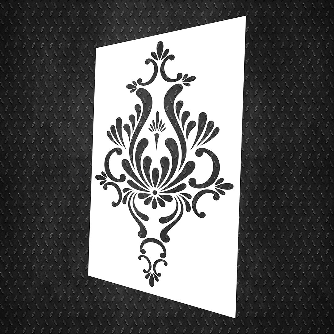 Reusable stencil DFA Damascus, for plaster 0.3-1mm (D00044)