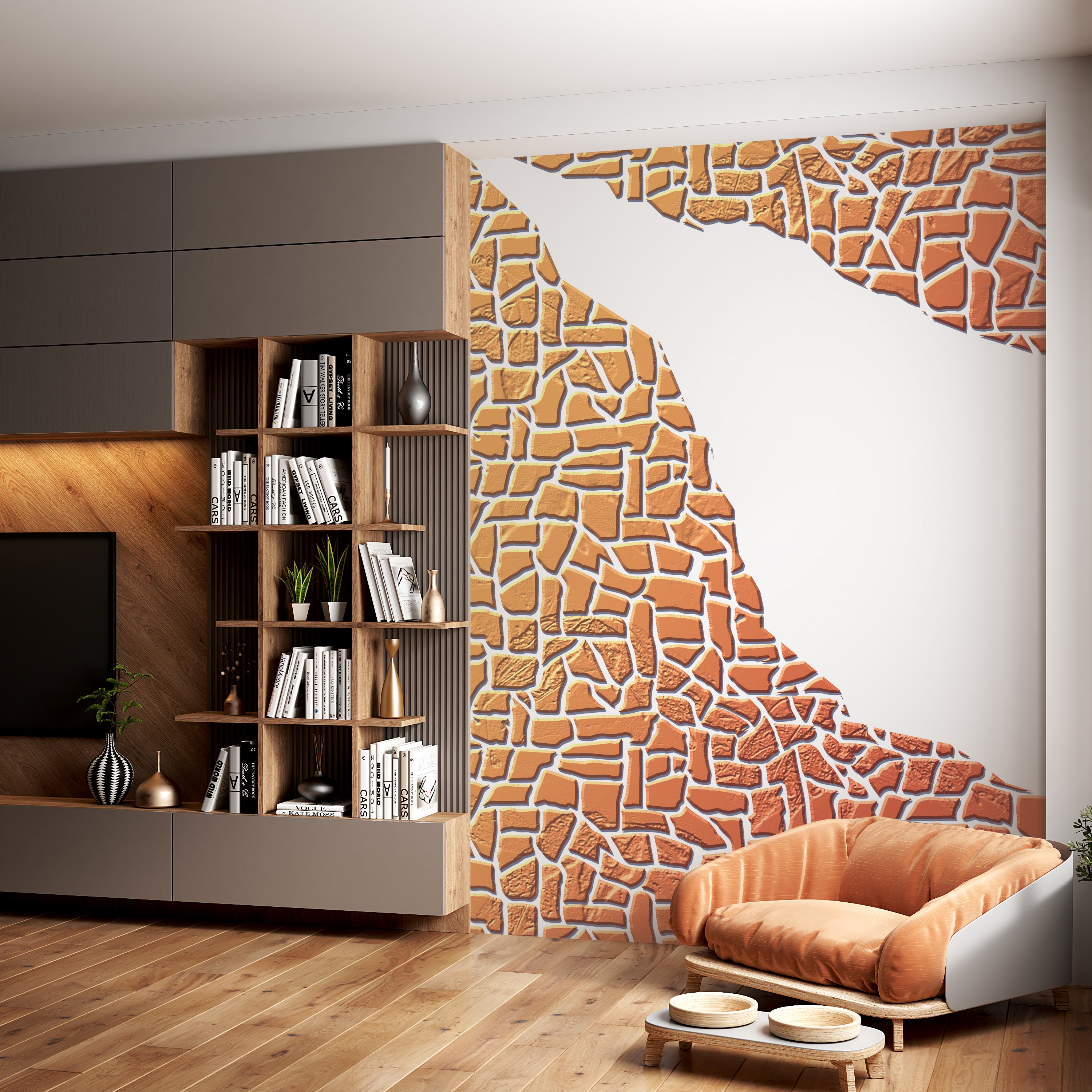Stencil Wild Stone DFA: Imitation of natural stone 0.3-1 mm (F00016)