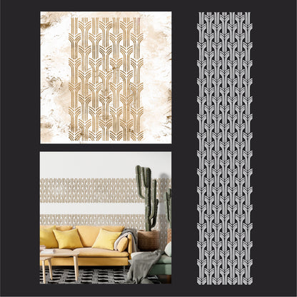 DFA Geometry Stencil: Create stylish 3D decor that is always in fashion! 0.3-1 mm (G00156)