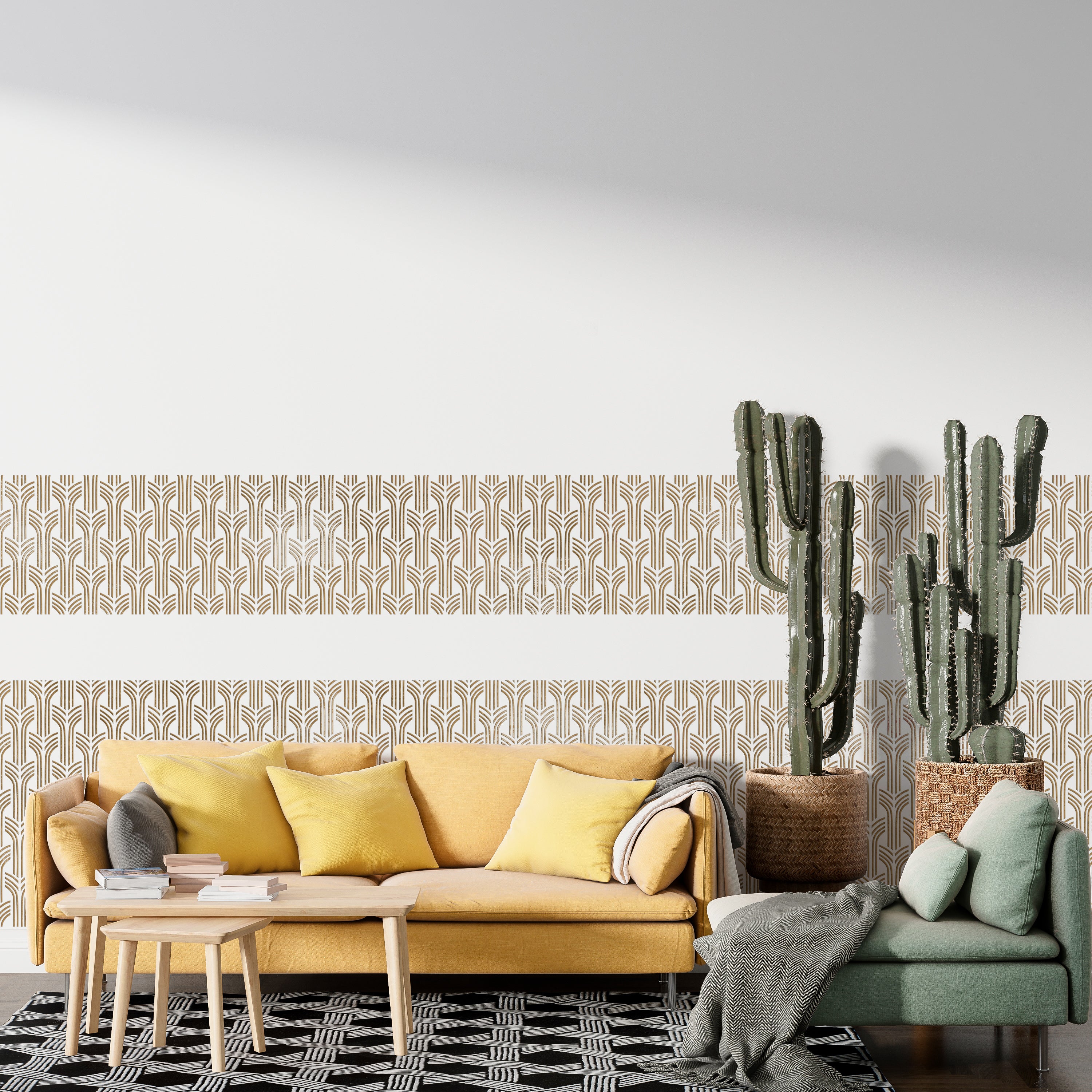 DFA Geometry Stencil: Create stylish 3D decor that is always in fashion! 0.3-1 mm (G00156)