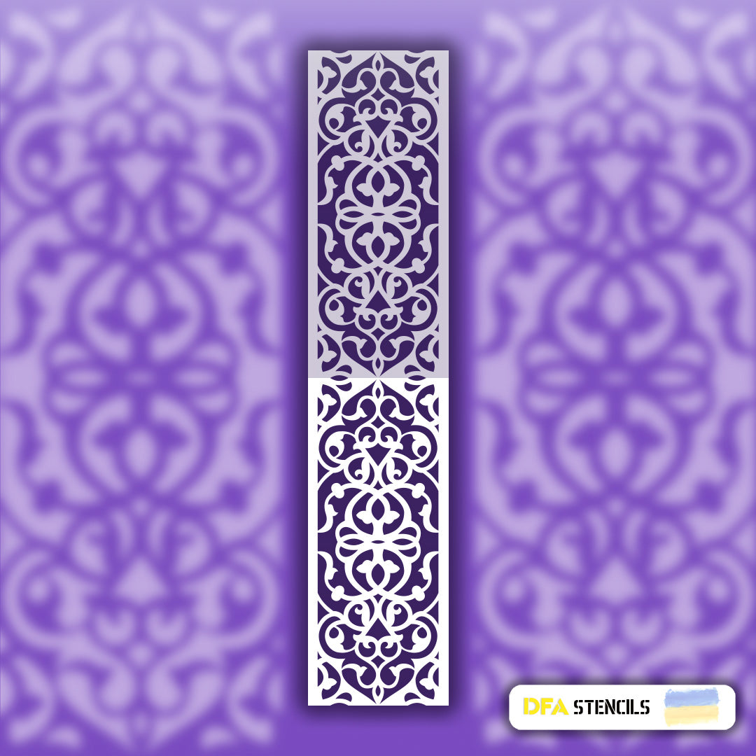 Stencil DFA Border, stencil for putty and paint 0.3-1mm (B00050)