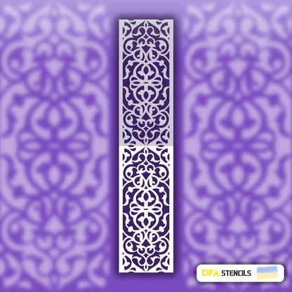 Stencil DFA Border, stencil for putty and paint 0.3-1mm (B00050)