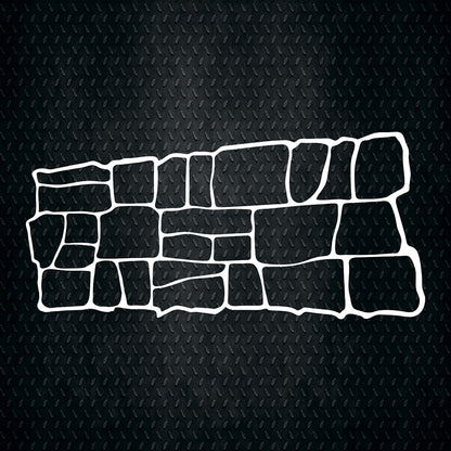 Stencil DFA Facade Wild stone for plaster and paint 0.3-1mm (F00015)