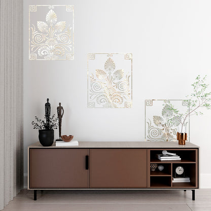 Stencil DFA Greek panel, stencil for putty and paint 0.3-1mm (K00072)