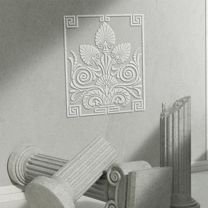 Stencil DFA Greek panel, stencil for putty and paint 0.3-1mm (K00072)
