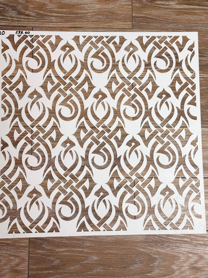 Stencil number 20