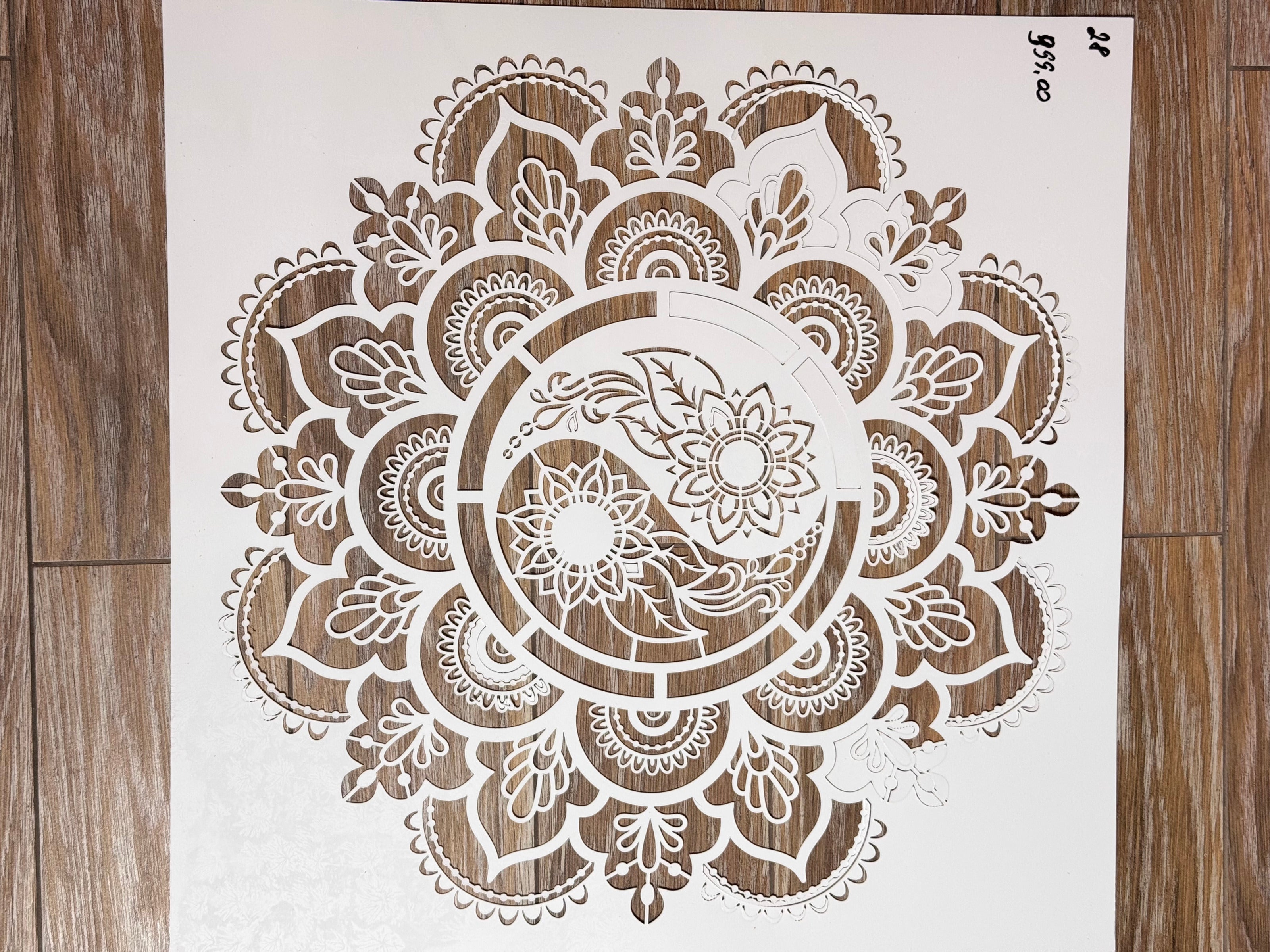 Stencil number 28