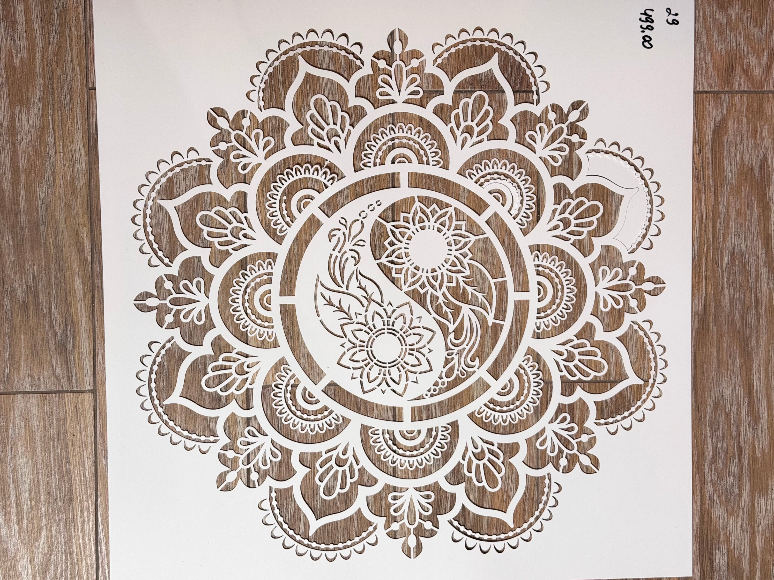 Stencil number 29