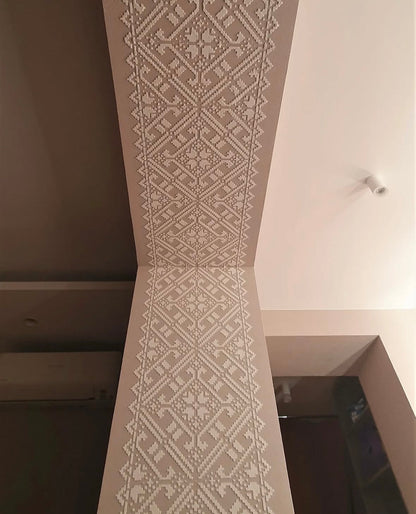 Create a unique interior with the DFA stencil Vyshyvanka - an ethnic accent in your home 0.3-1 mm (Z00006)