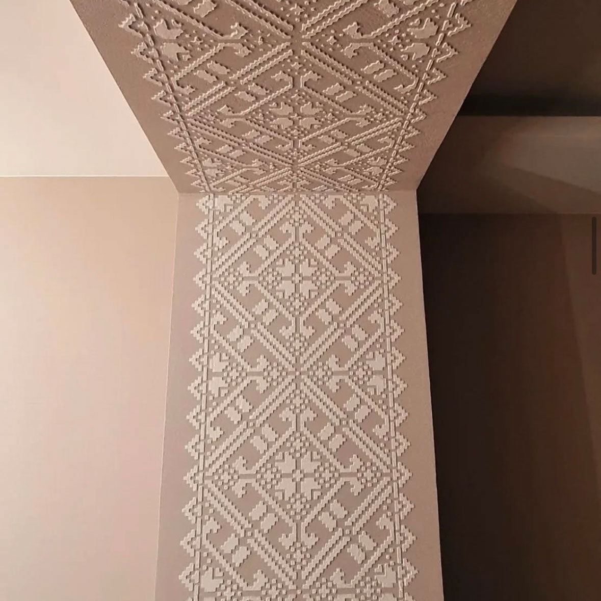 Create a unique interior with the DFA stencil Vyshyvanka - an ethnic accent in your home 0.3-1 mm (Z00006)