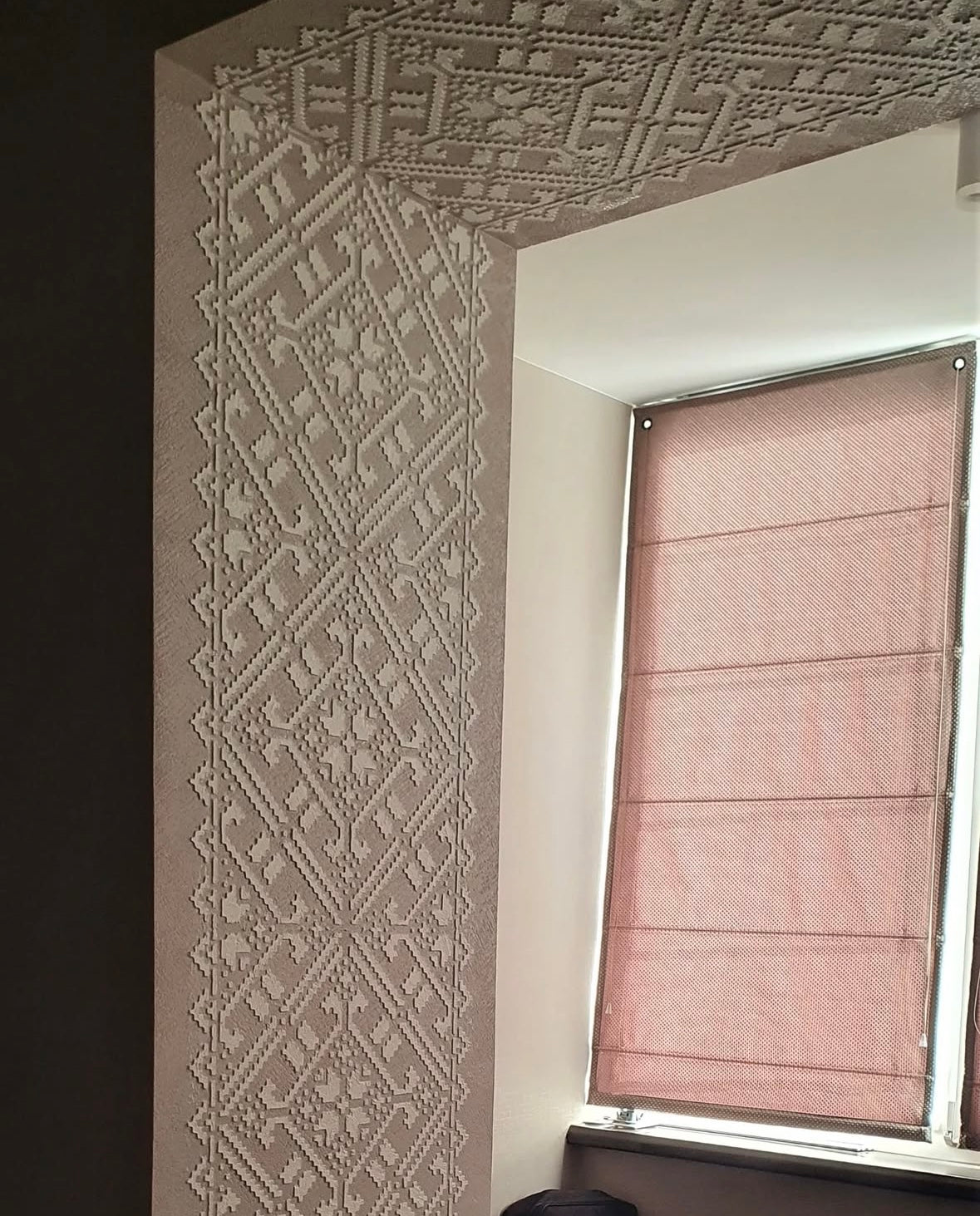 Create a unique interior with the DFA stencil Vyshyvanka - an ethnic accent in your home 0.3-1 mm (Z00006)