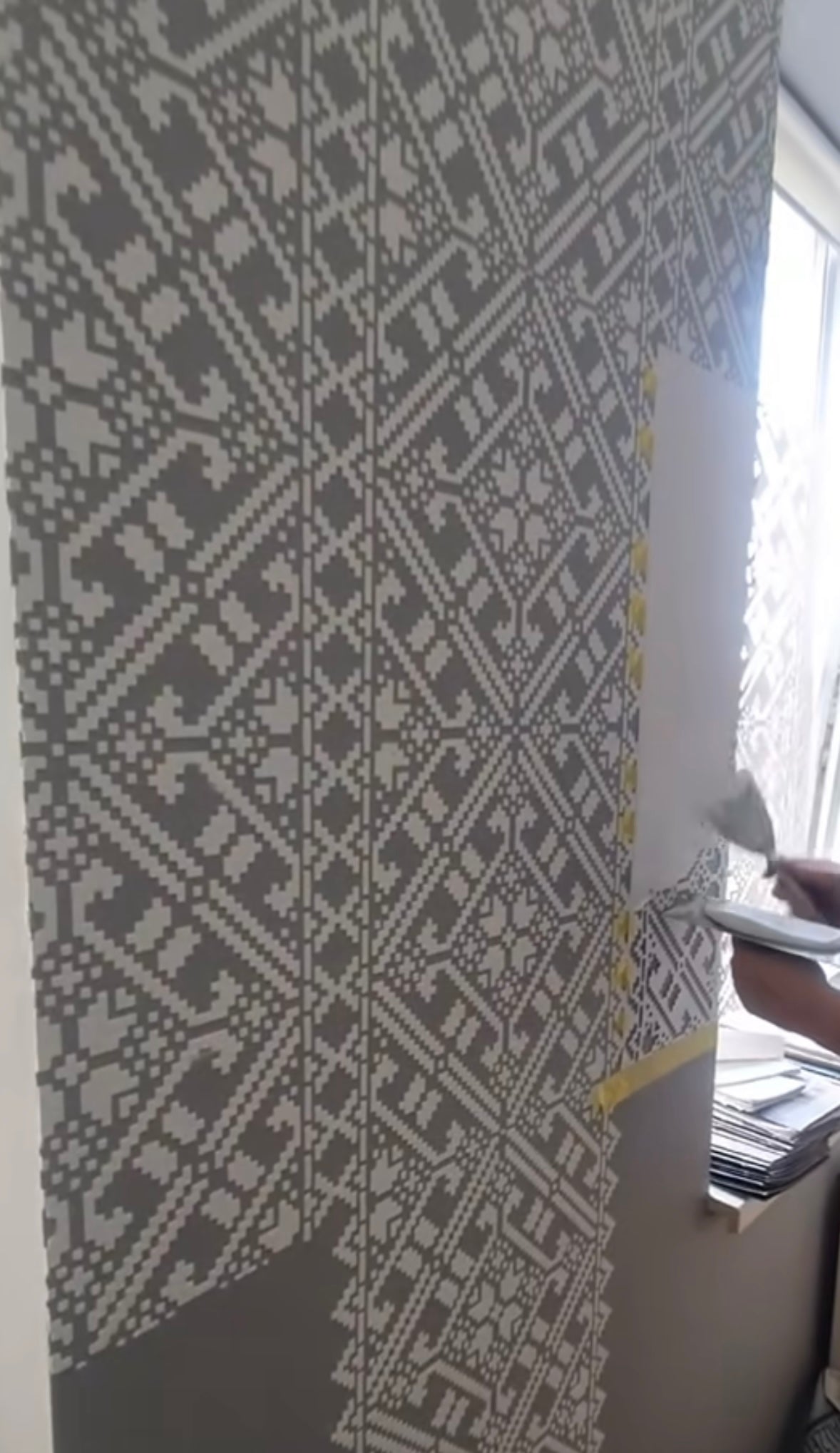 Create a unique interior with the DFA stencil Vyshyvanka - an ethnic accent in your home 0.3-1 mm (Z00006)