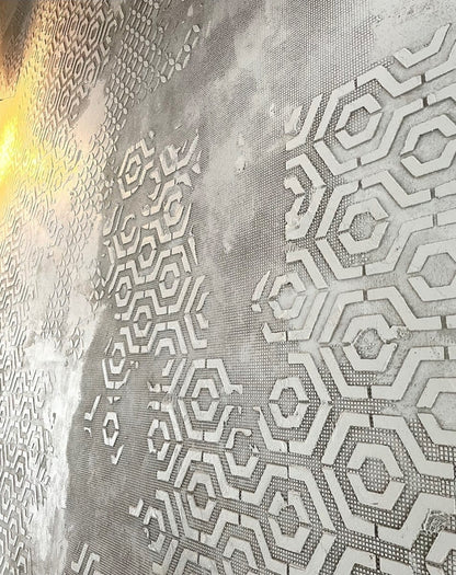 DFA stencils for decoration (Geometry 23 + Geometry 25) for plaster and paint 0.3-1 mm (N00063)