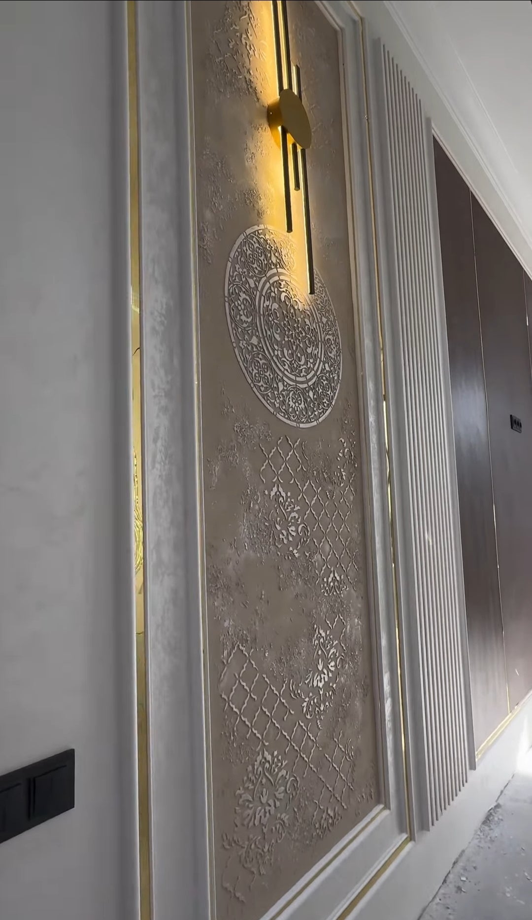 DFA stencils for decoration (Round 14+ Oriental 27+ Damascus 45) for plaster and paint 0.3-1 mm (N00043)