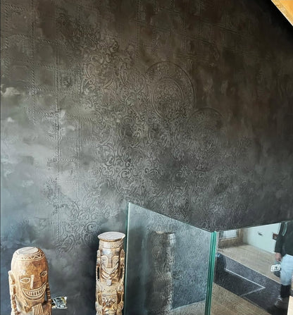DFA stencils for decoration (Square 131 + Round 14 + Eastern 21) for plaster and paint 0.3-1 mm (N00128)