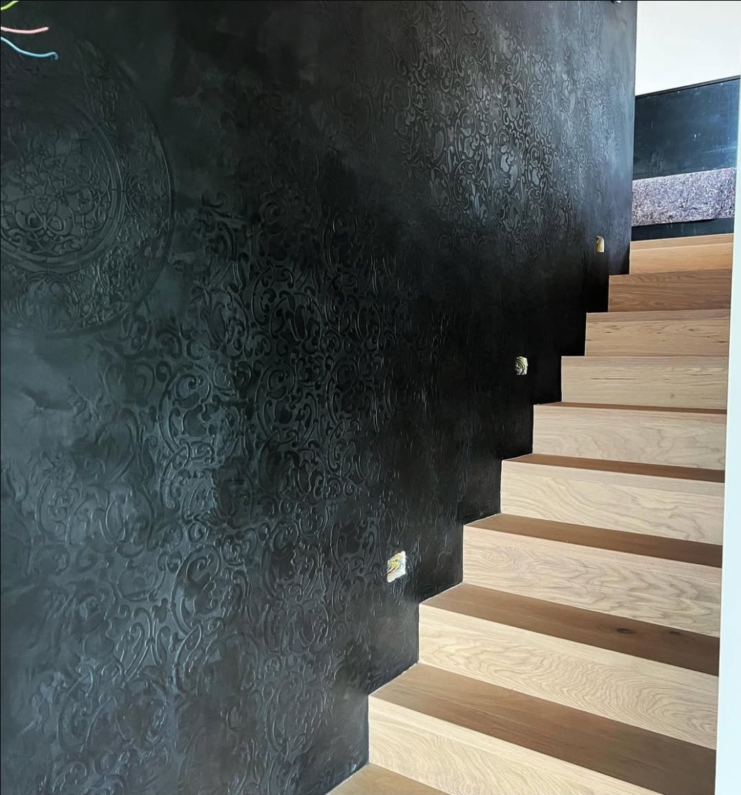 DFA stencils for decoration (Square 131 + Round 14 + Eastern 21) for plaster and paint 0.3-1 mm (N00128)