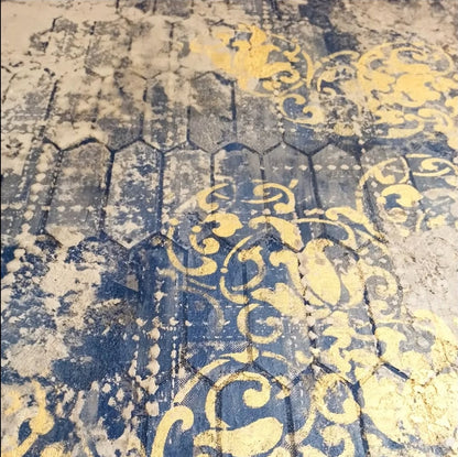 DFA stencils for decoration under plaster and paint (Eastern 21 + Geometry 77) 0.3-1 mm (N00041)