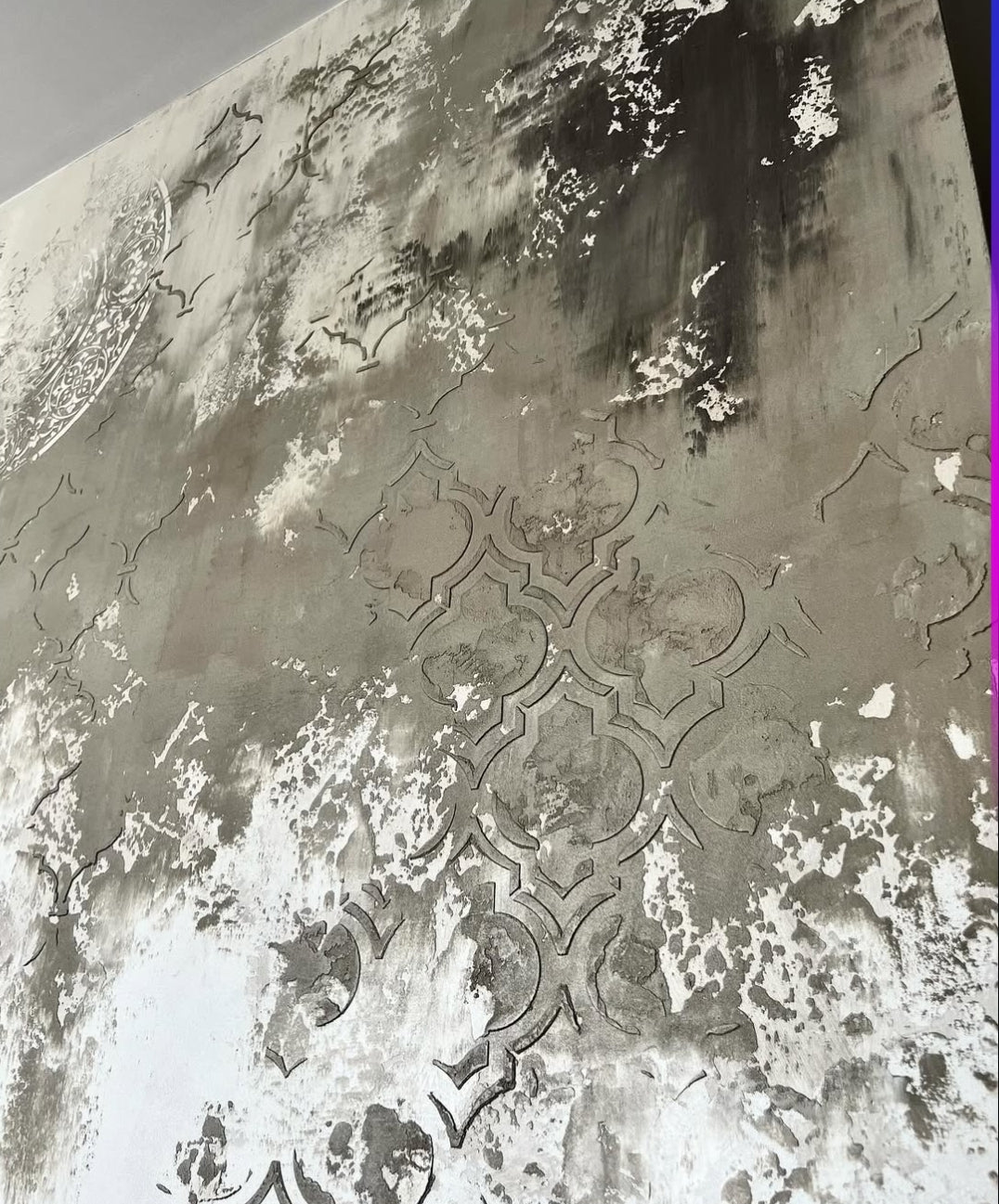 DFA stencils for decoration (Eastern 3 + Round 14 + Eastern 1) for plaster and paint 0.3-1 mm (N00098)