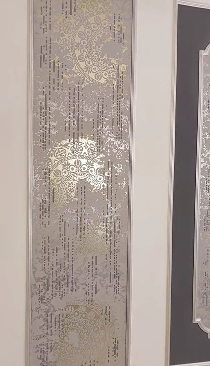 DFA stencils for wall decoration (Round 54 + Geometry 12) for plaster and paint 0.3-1 mm (N00045)