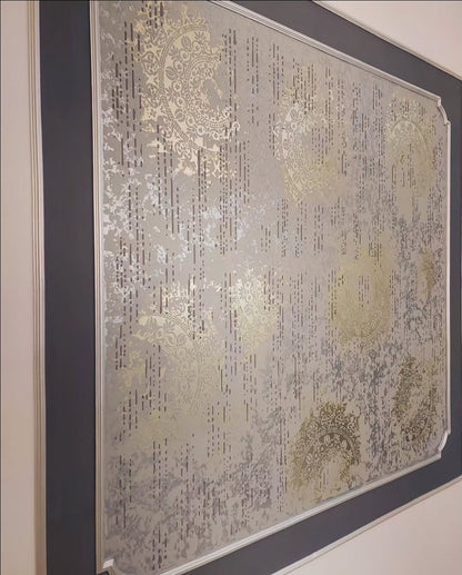 DFA stencils for wall decoration (Round 54 + Geometry 12) for plaster and paint 0.3-1 mm (N00045)