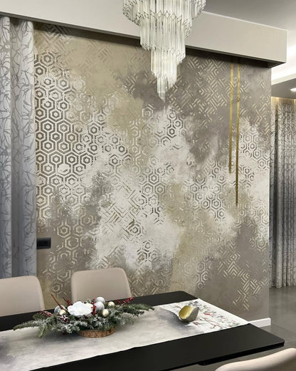 DFA stencils for wall decoration under plaster and paint (Geometry 25 + Geometry 11) 0.3-1 mm (N00080)
