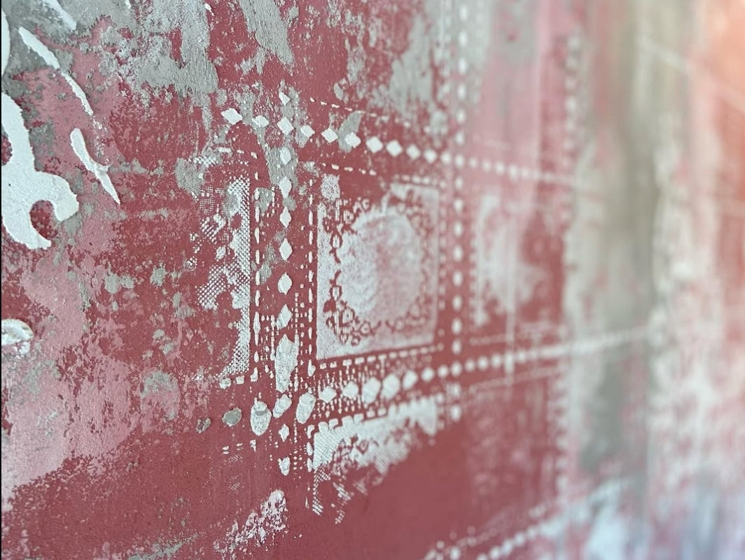 Stencils DFA set (Square 131 + East 21 + Square 13) for plaster and paint 0.3-1 mm (N00095)