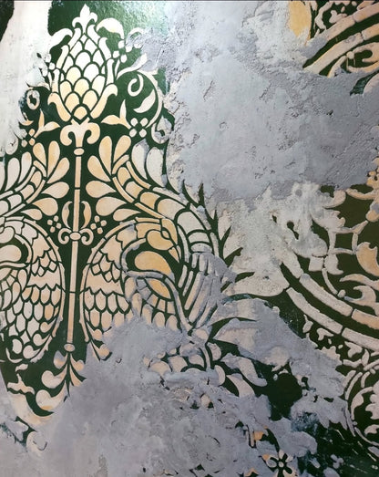 Stencils DFA stylish decor (Oriental 1 + Round 14 + Damascus 22) for plaster and paint 0.3-1 mm (N00077)