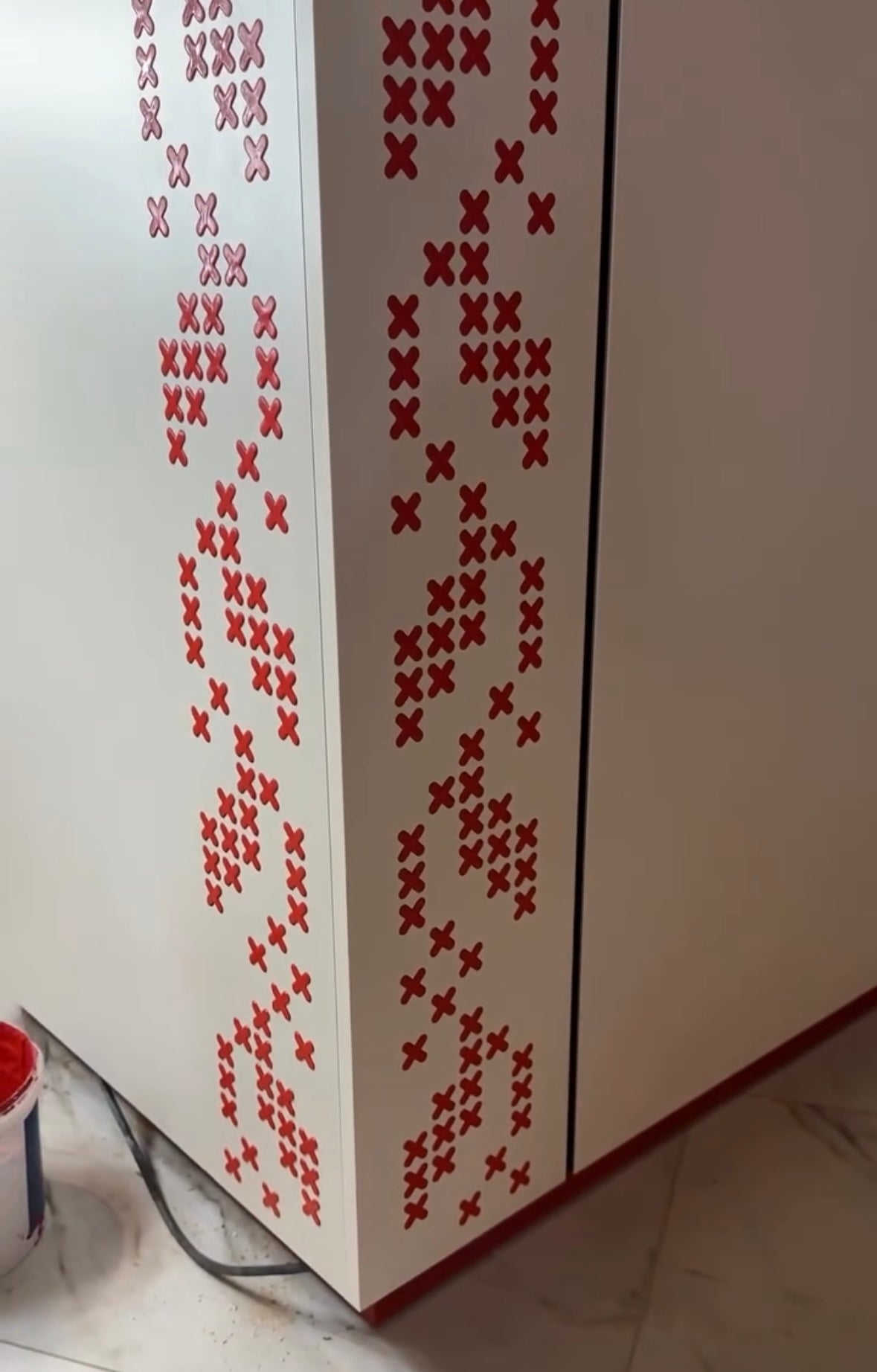 Create your own ethnic decor - reusable DFA stencil "Embroidery" 0.3-1 mm (Z00070)