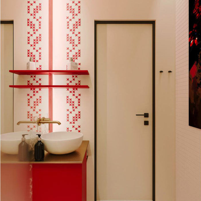 Create your own ethnic decor - reusable DFA stencil "Embroidery" 0.3-1 mm (Z00070)