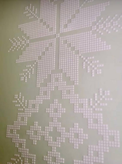 Ukrainian style in your interior – Vysyvanka stencil for paint and plaster 0.3-1 mm (Z00024)