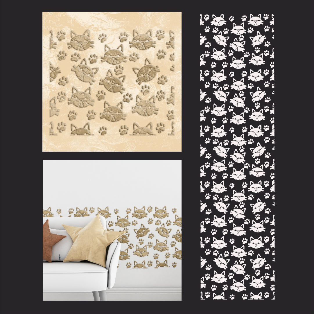 Cheerful children's decor with DFA Cats - comfort and joy in the room 0.3-1 mm (E00087)