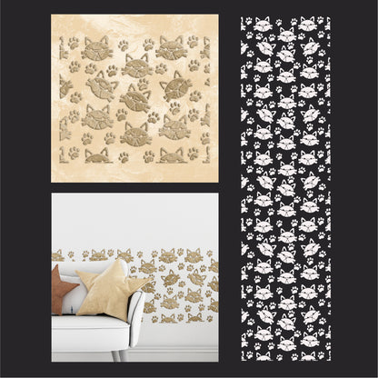 Cheerful children's decor with DFA Cats - comfort and joy in the room 0.3-1 mm (E00087)