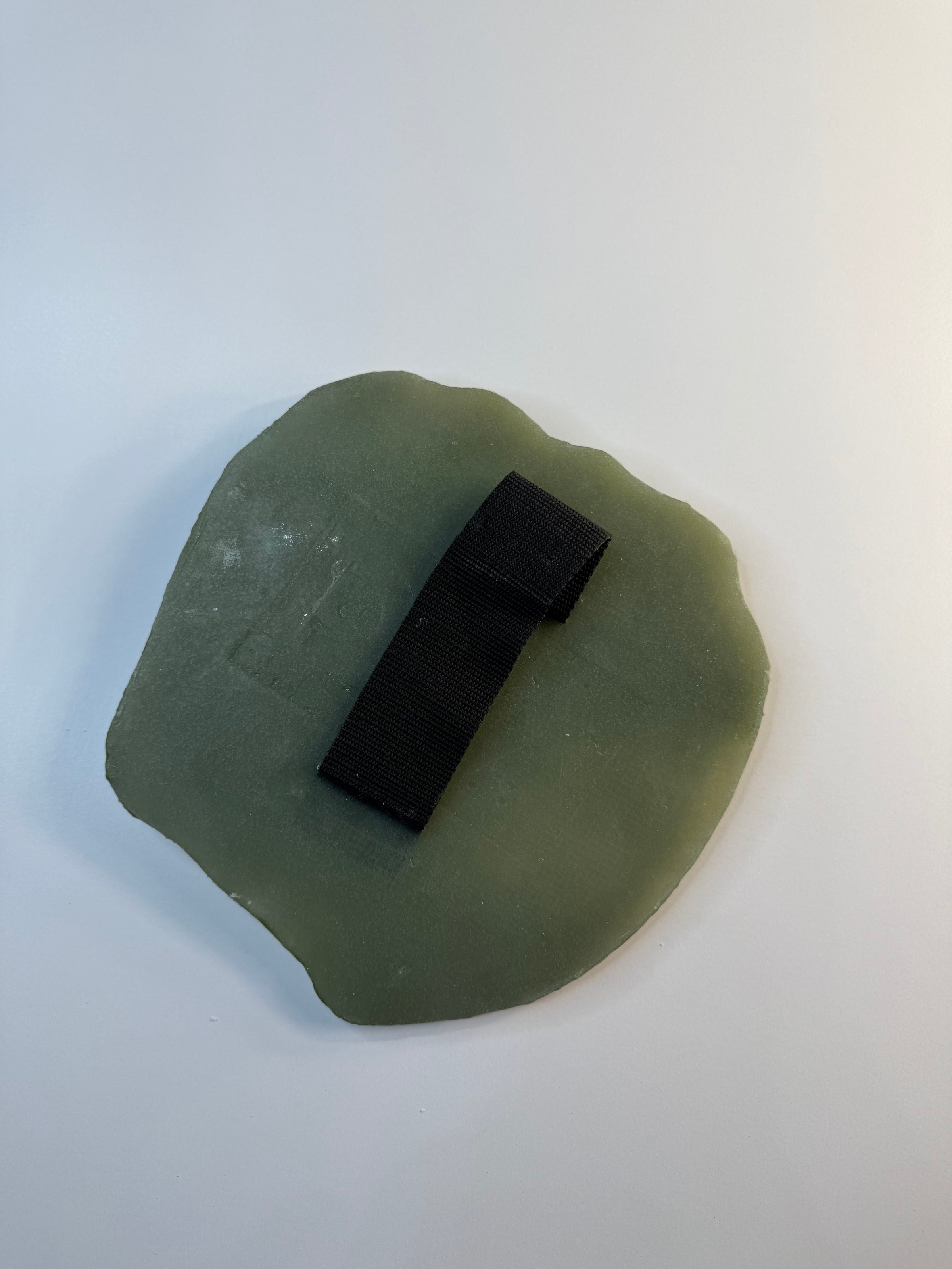 Silicone impression/stamp for decoration DFA Paint brush with handle green 2 thickness 22 mm (W00041)