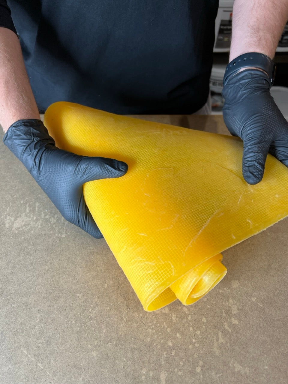Silicone impression for decoration Ceramogranit 2 (yellow) W00007
