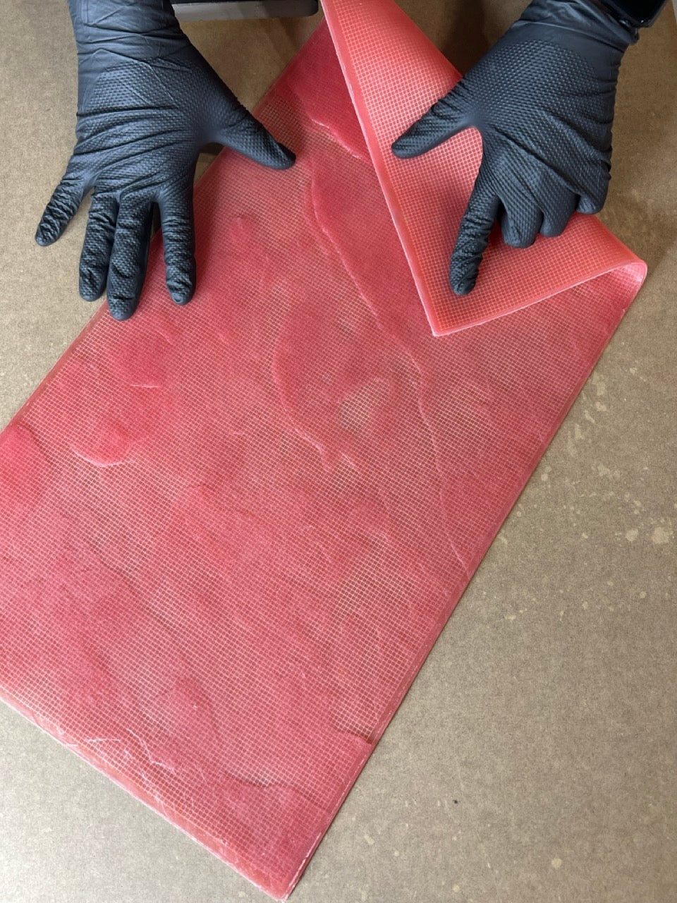 Silicone impression for decoration Ceramogranit 3 (red) W00008